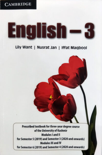 English - 3 (For 3rd Sem KU)
